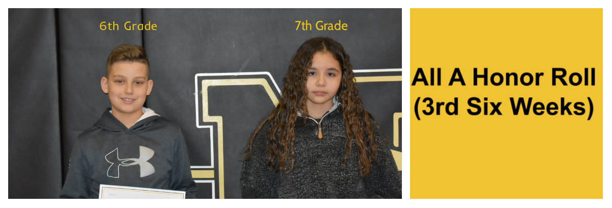 All A Honor Roll 3rd