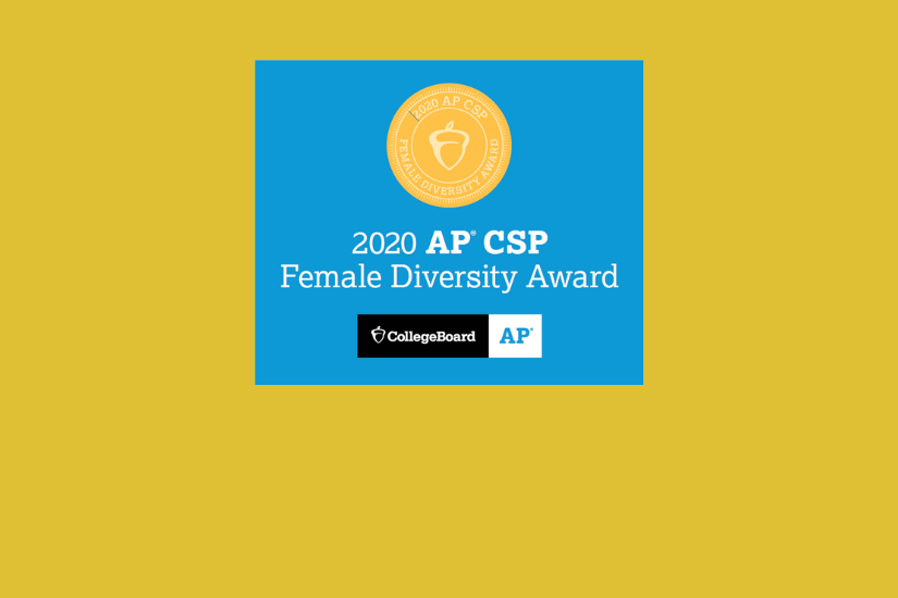 2020 AP Female Diversity Award- Computer Science