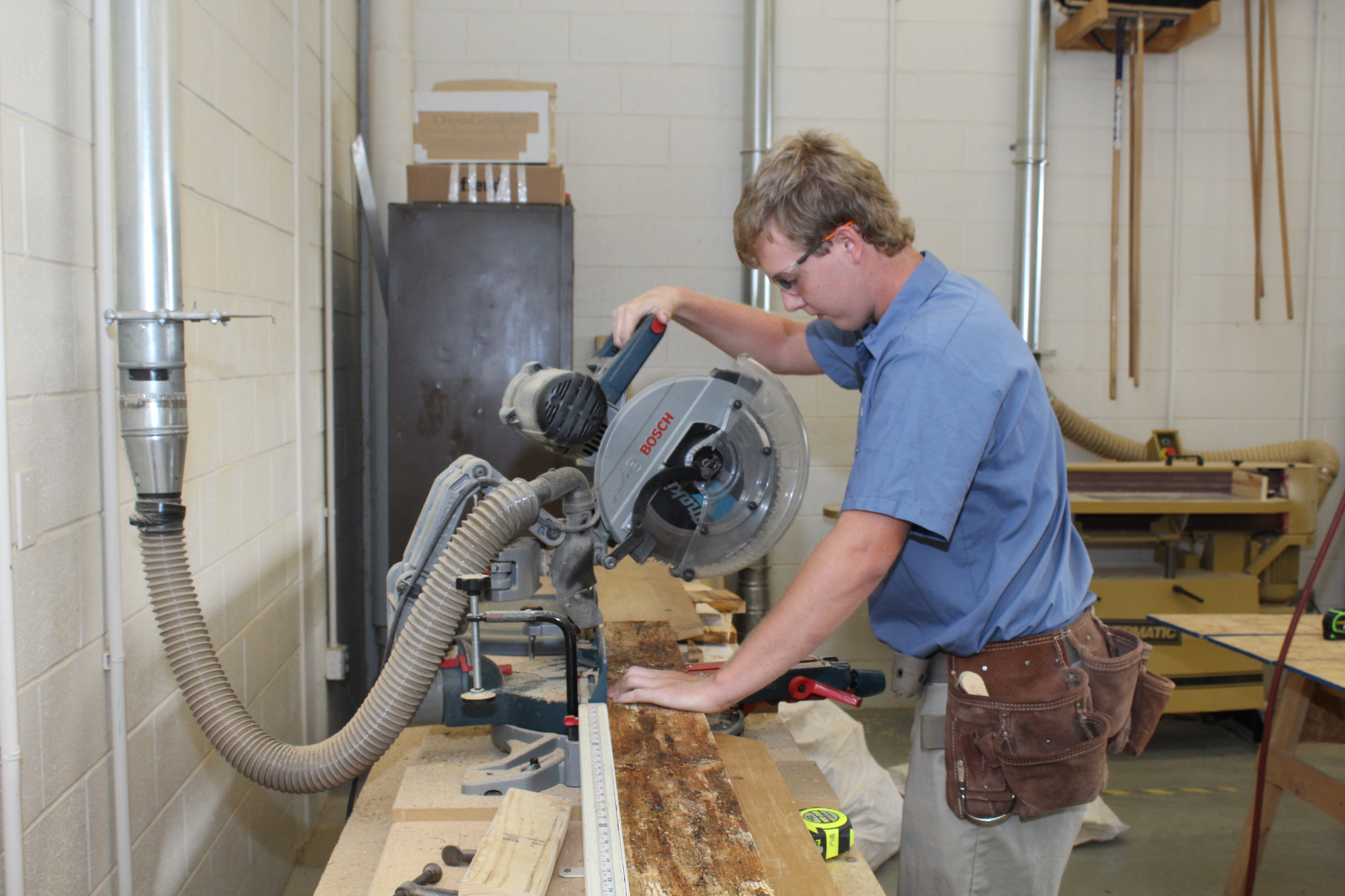 Carpentry Student