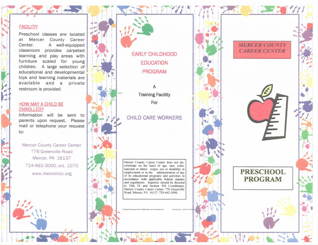 Preschool Program Brochure