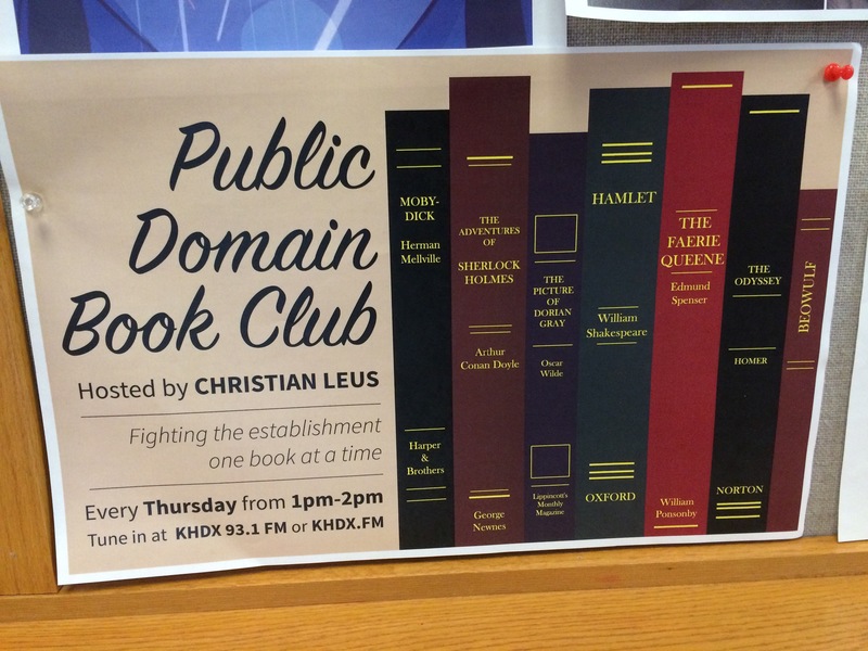 Public domain book club photo