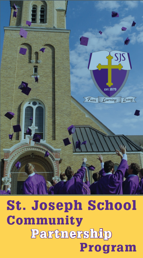 photo that says st. joseph school community partnership program