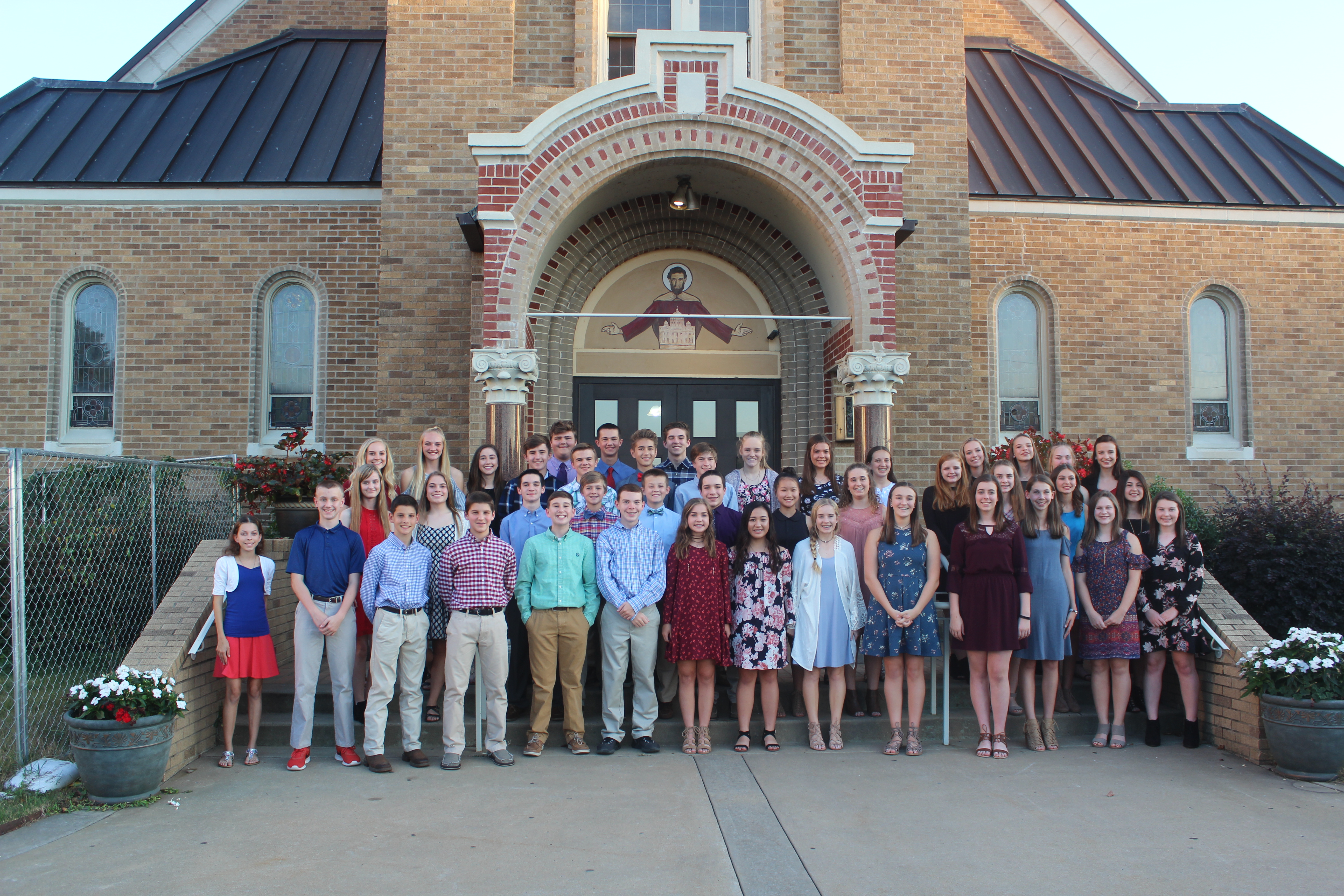 photo of members of national junior honor society