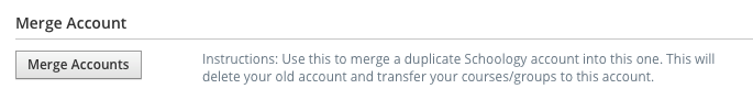 Merge Account