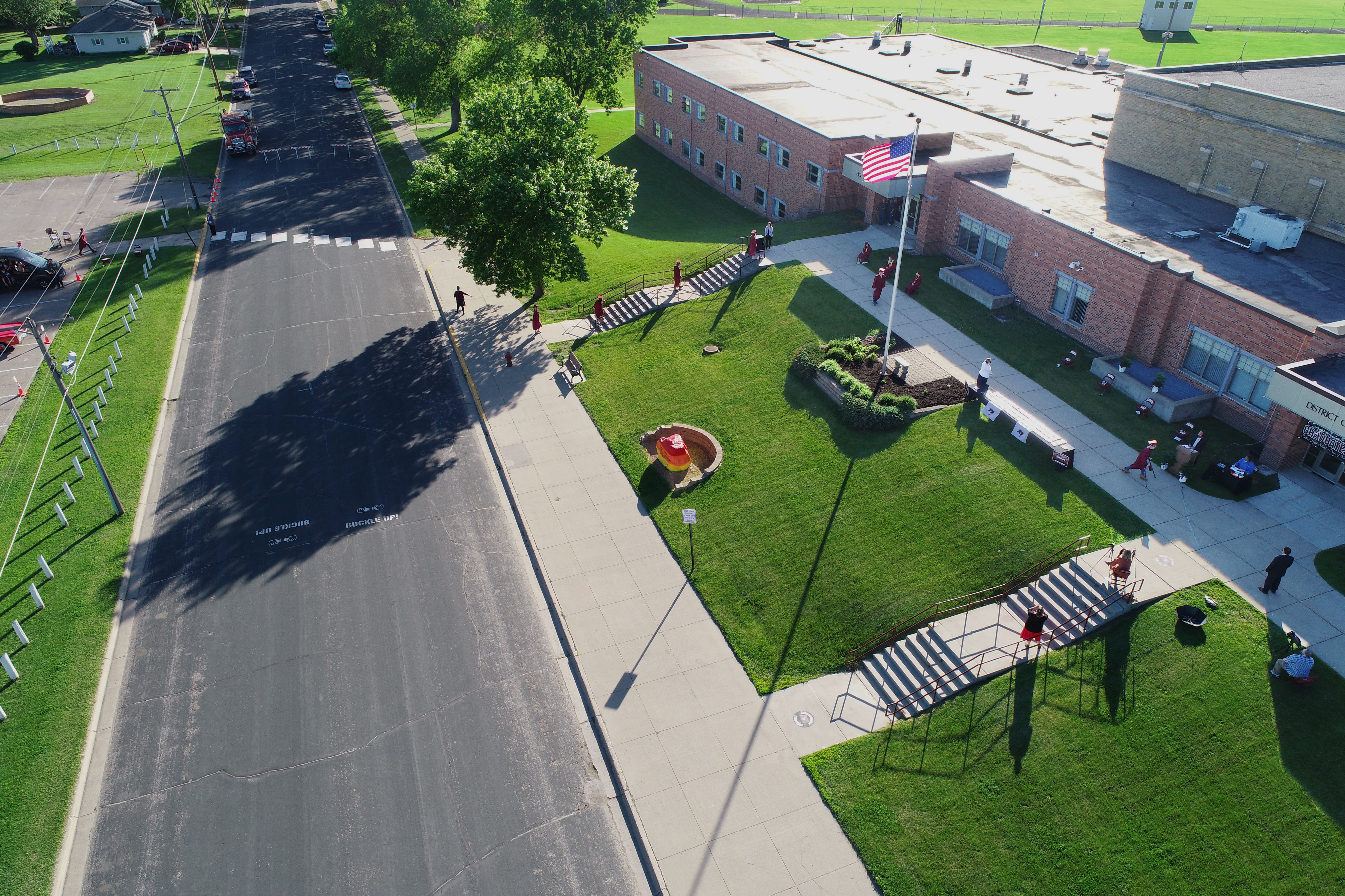Central Public Schools building view