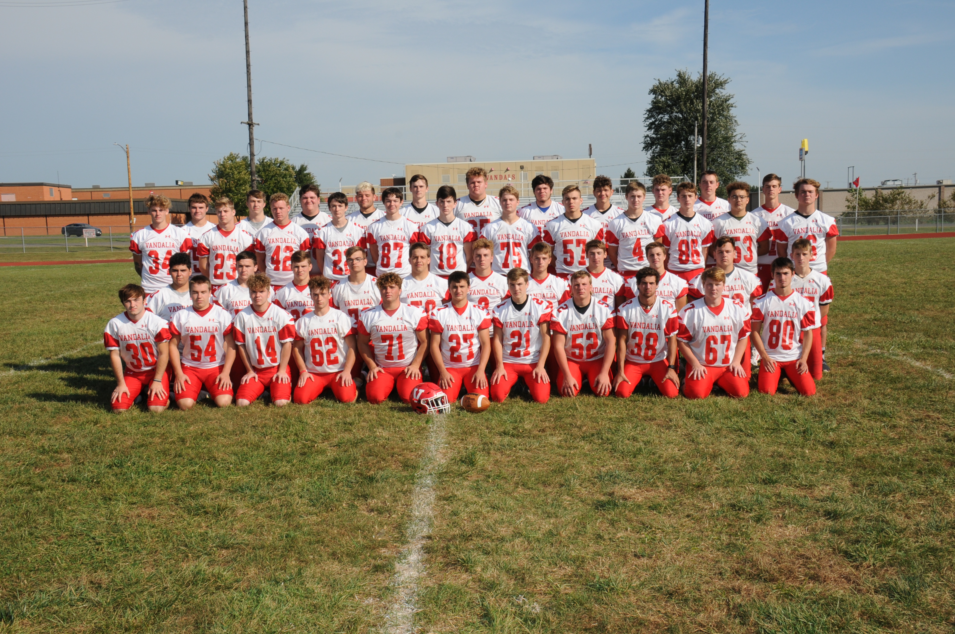 2019 Varsity Football Team