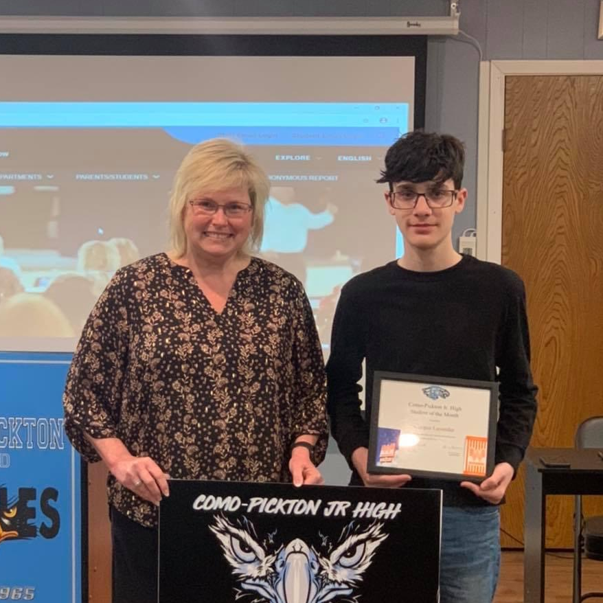 Junior High Student of the Month