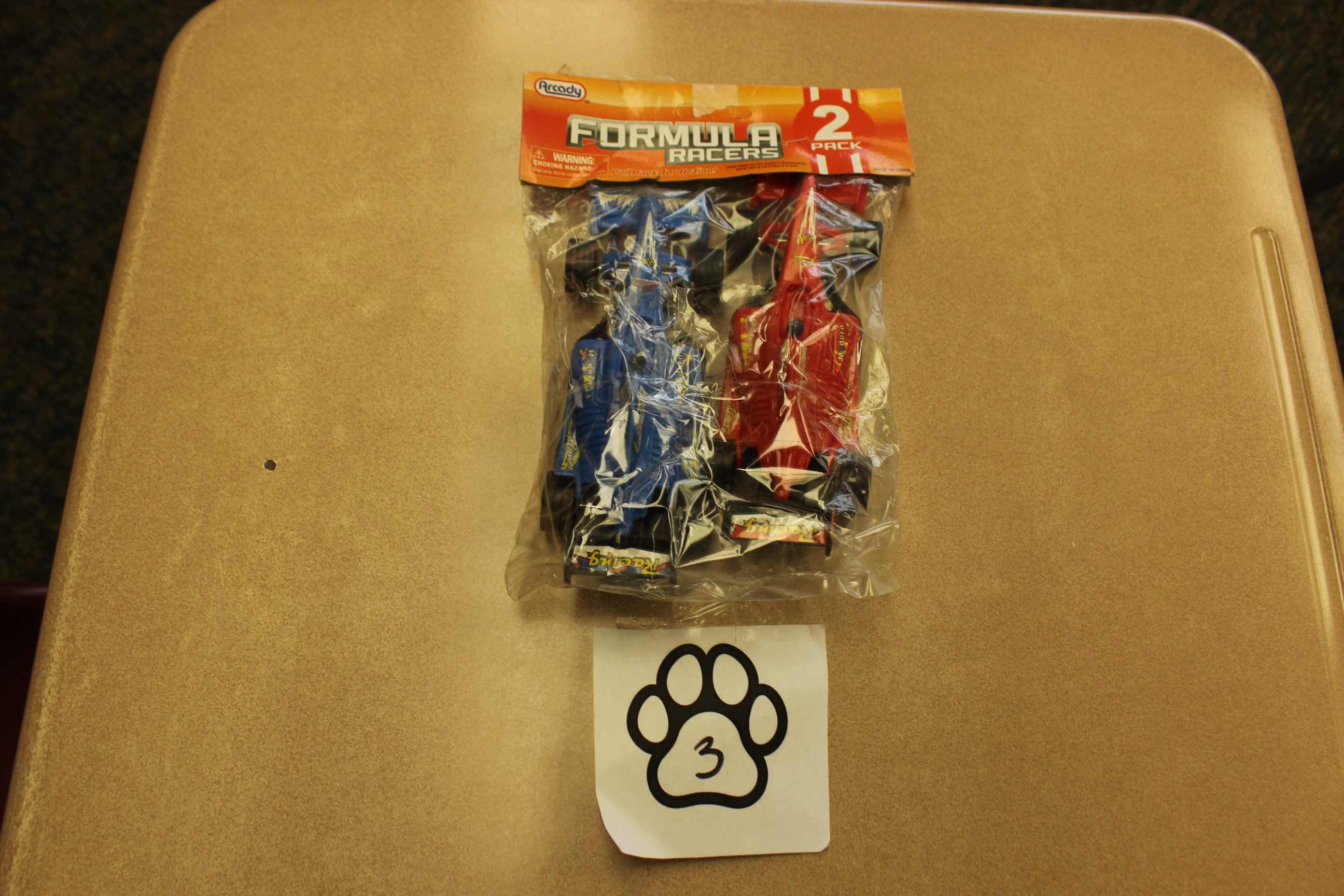 3 Paws Set of 2 Racecars