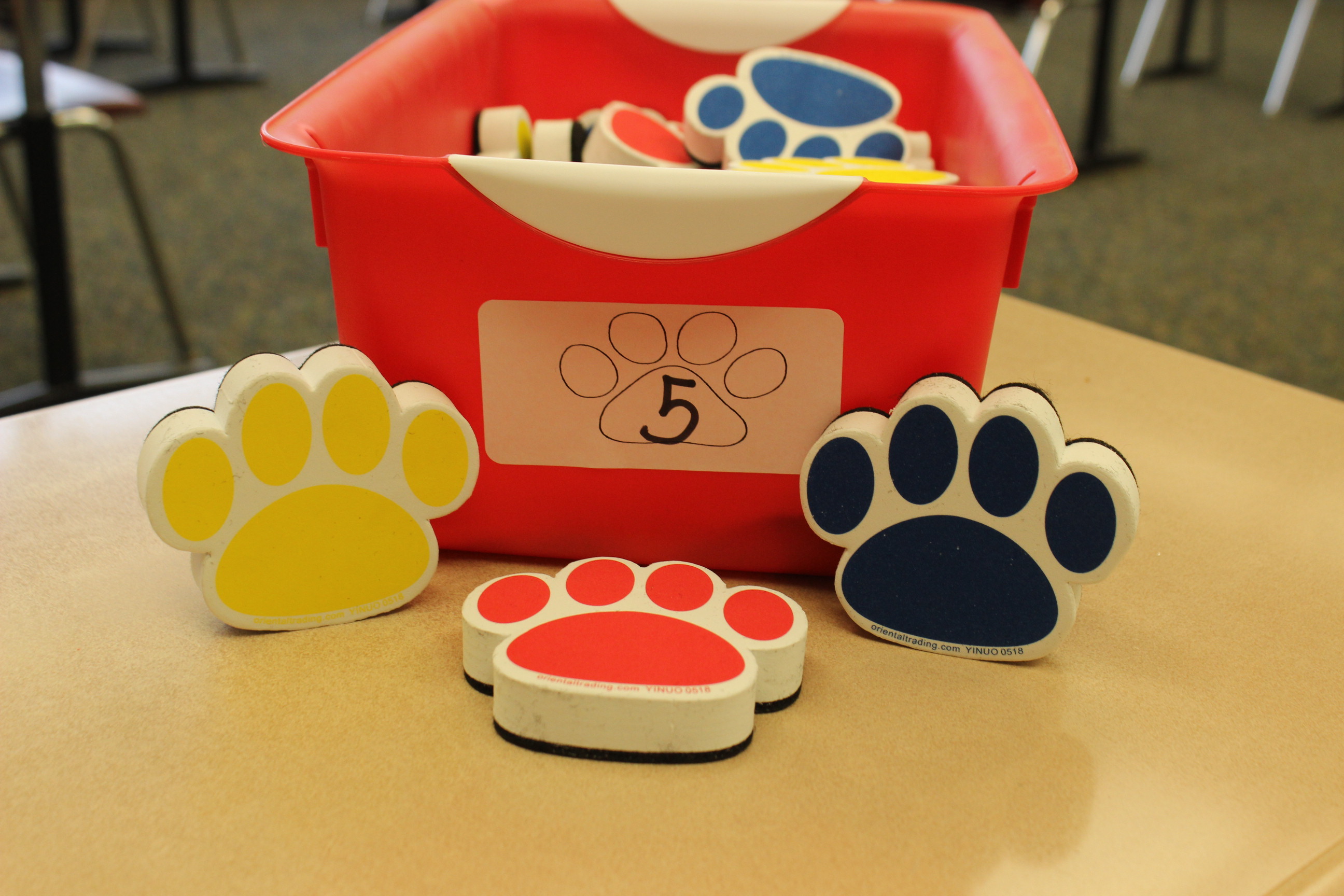 5 Paws Paw Whiteboard Eraser