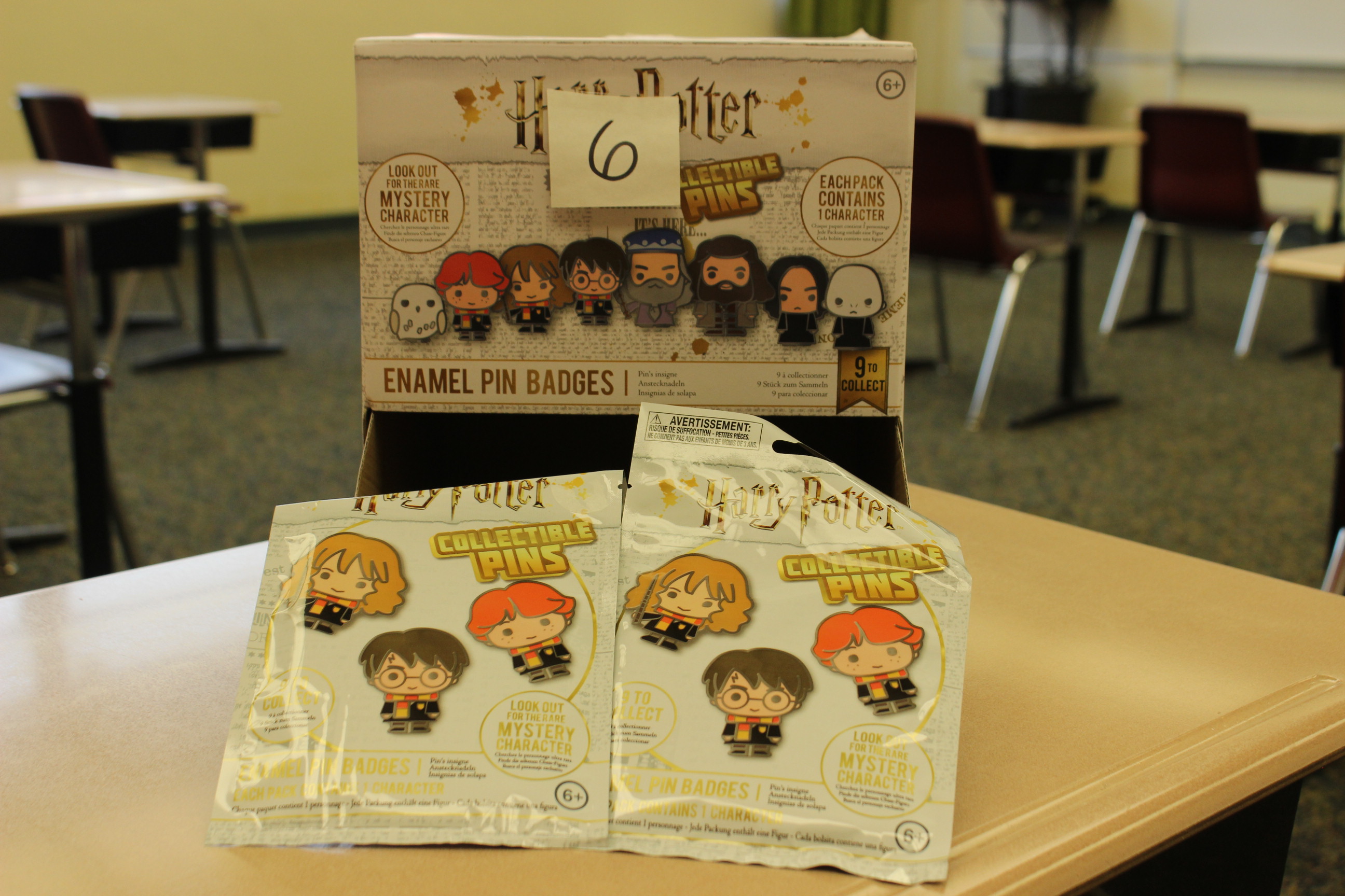 6 Paws Harry Potter Pins