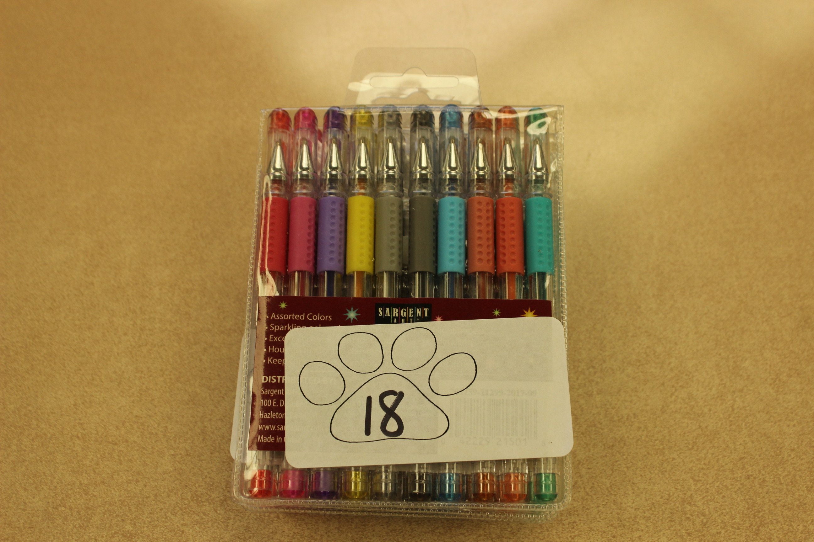 18 Paws 10 Gel Pens