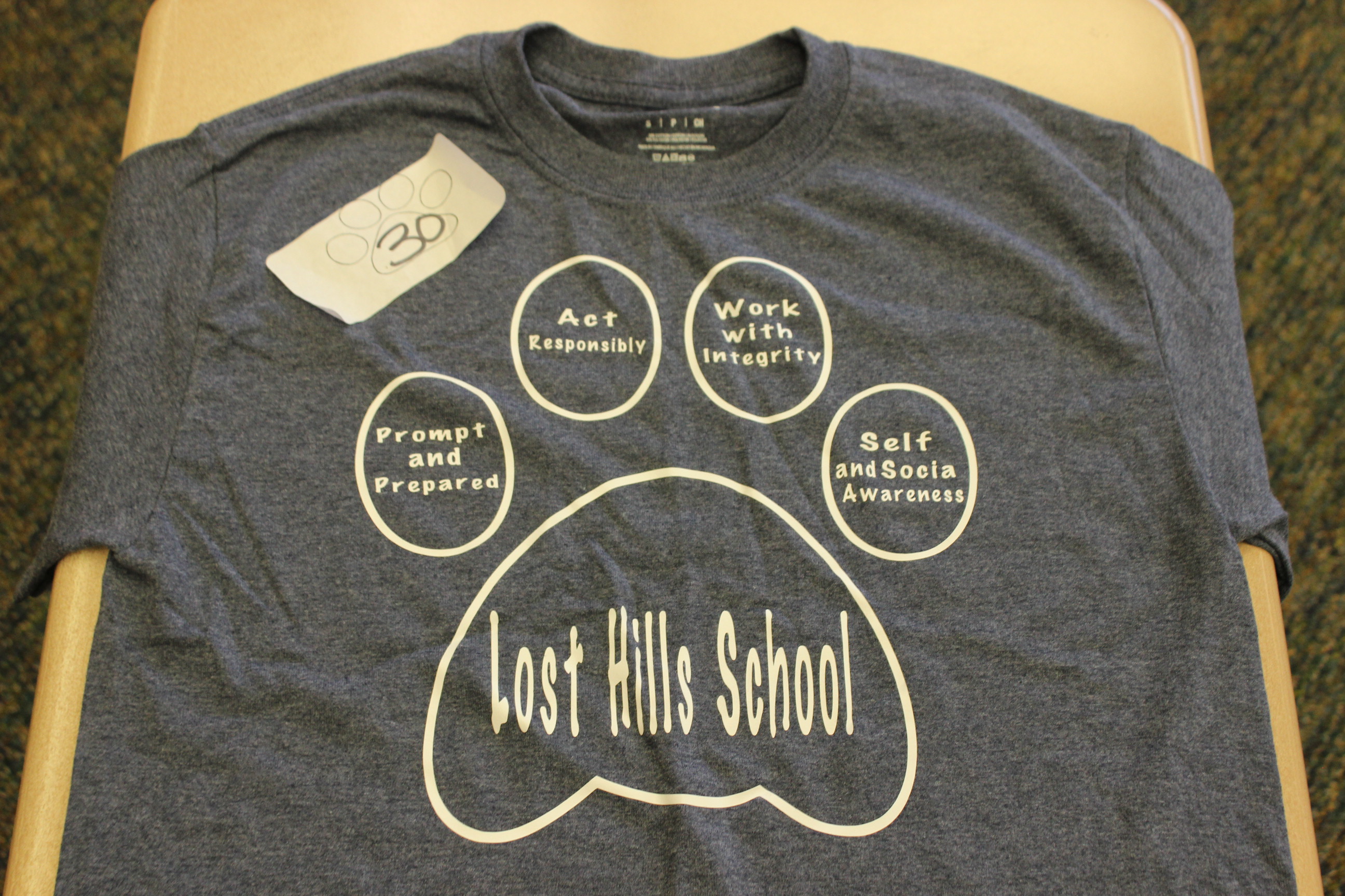 30 Paws PBIS Team T-Shirt