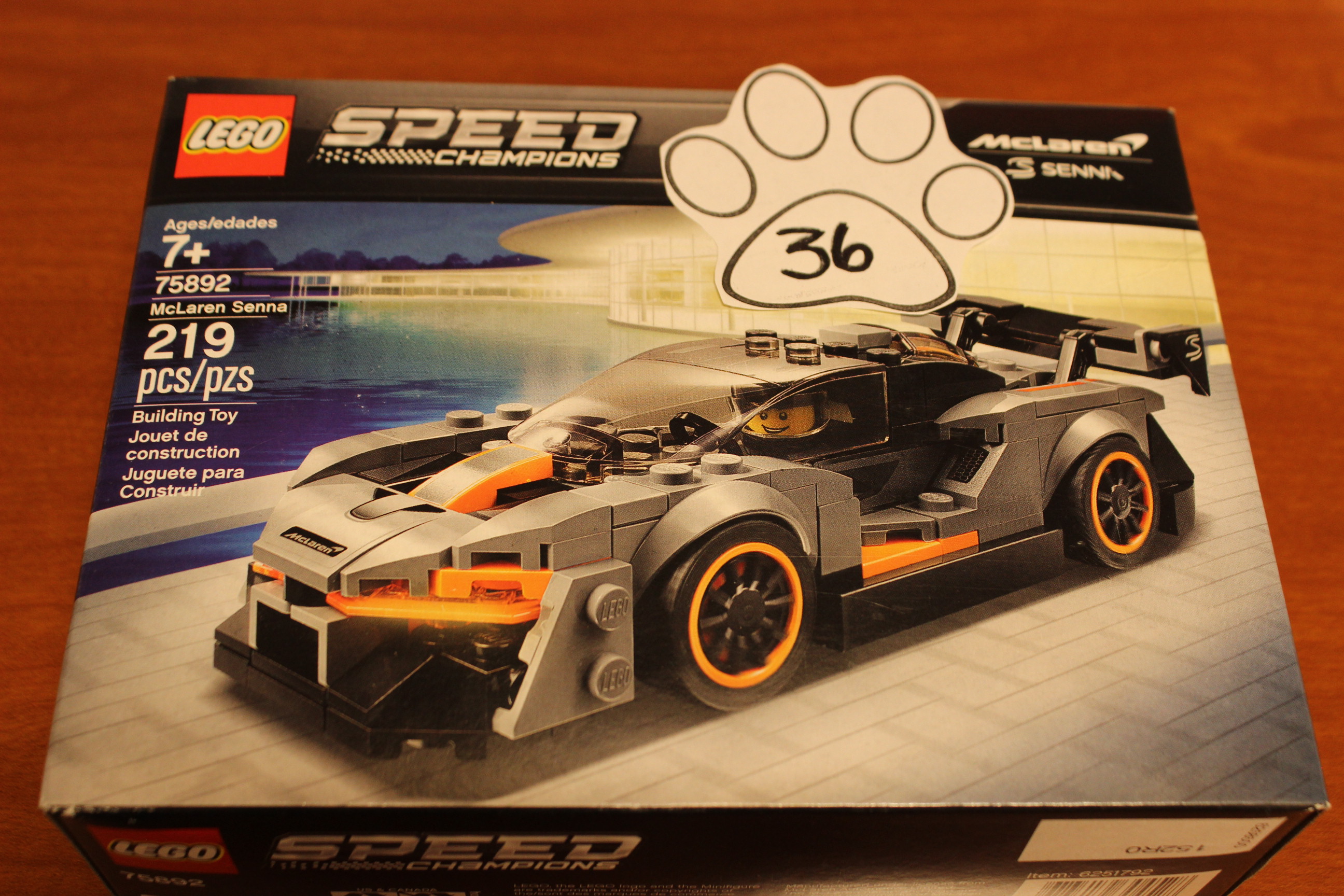 36 Paws Speed Champions Lego