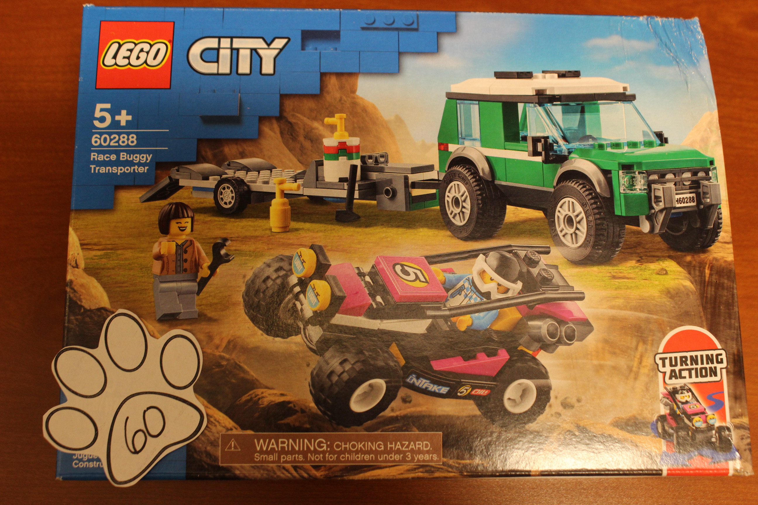 60 Paws Lego City Buggy Transporter