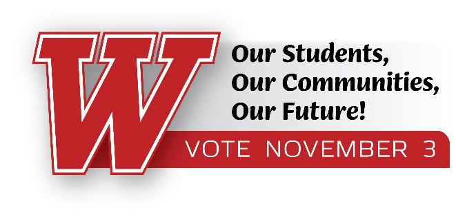 WASD Our Students, Our Communities, Our Future! Vote November 3rd referendum graphic
