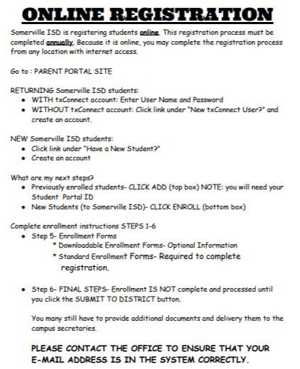 Online Registration