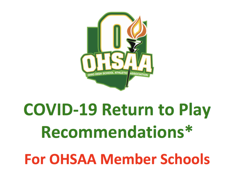 OHSAA RETURN TO PLAY RECOMMENDATIONS
