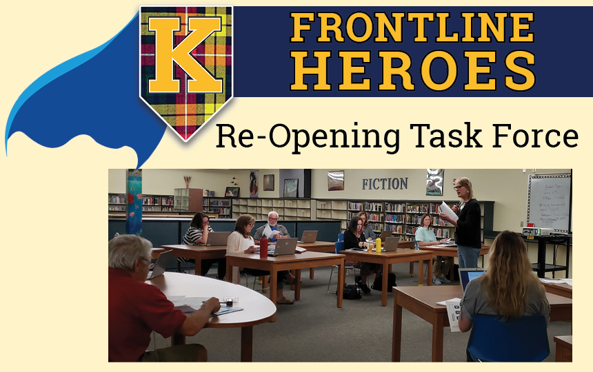 Photos of the Re-opening Task Force Members.