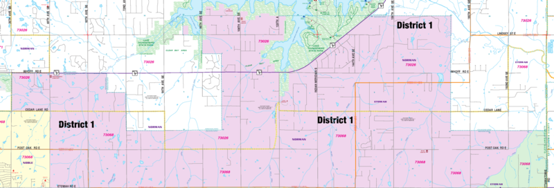 District 1 map