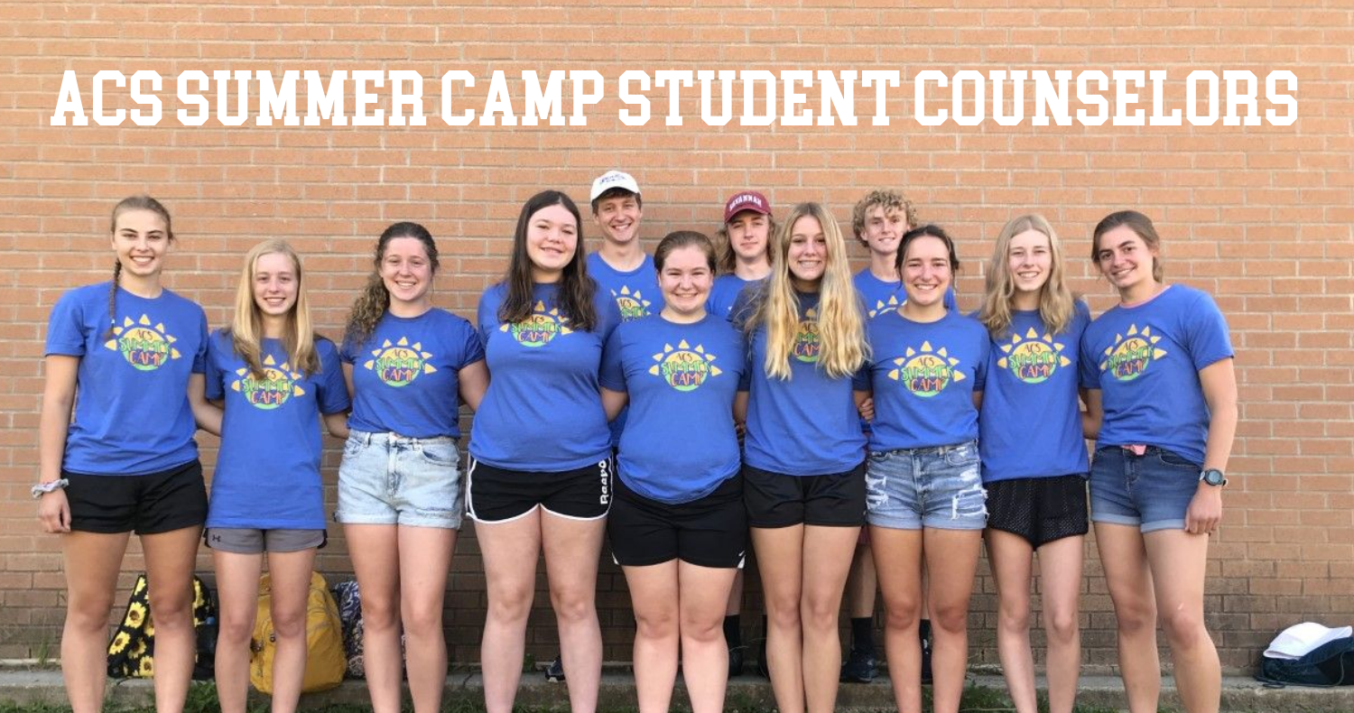Picture of summer camp 2021 student counselors.