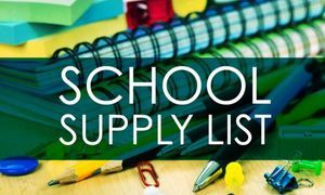 School Supply List