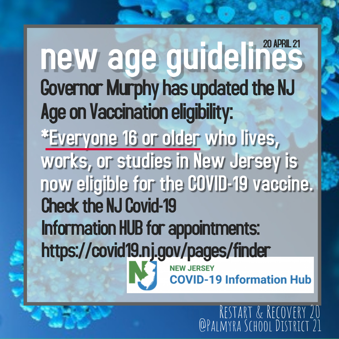 state age eligibility update for vaccine
