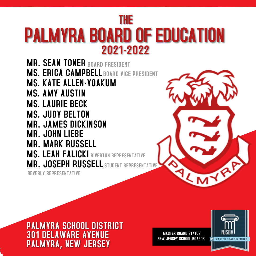 BOARD OF EDUCATION Palmyra School District