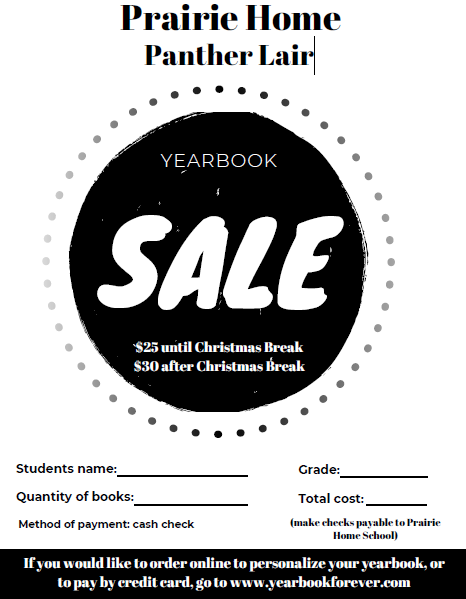 Yearbook Order Form