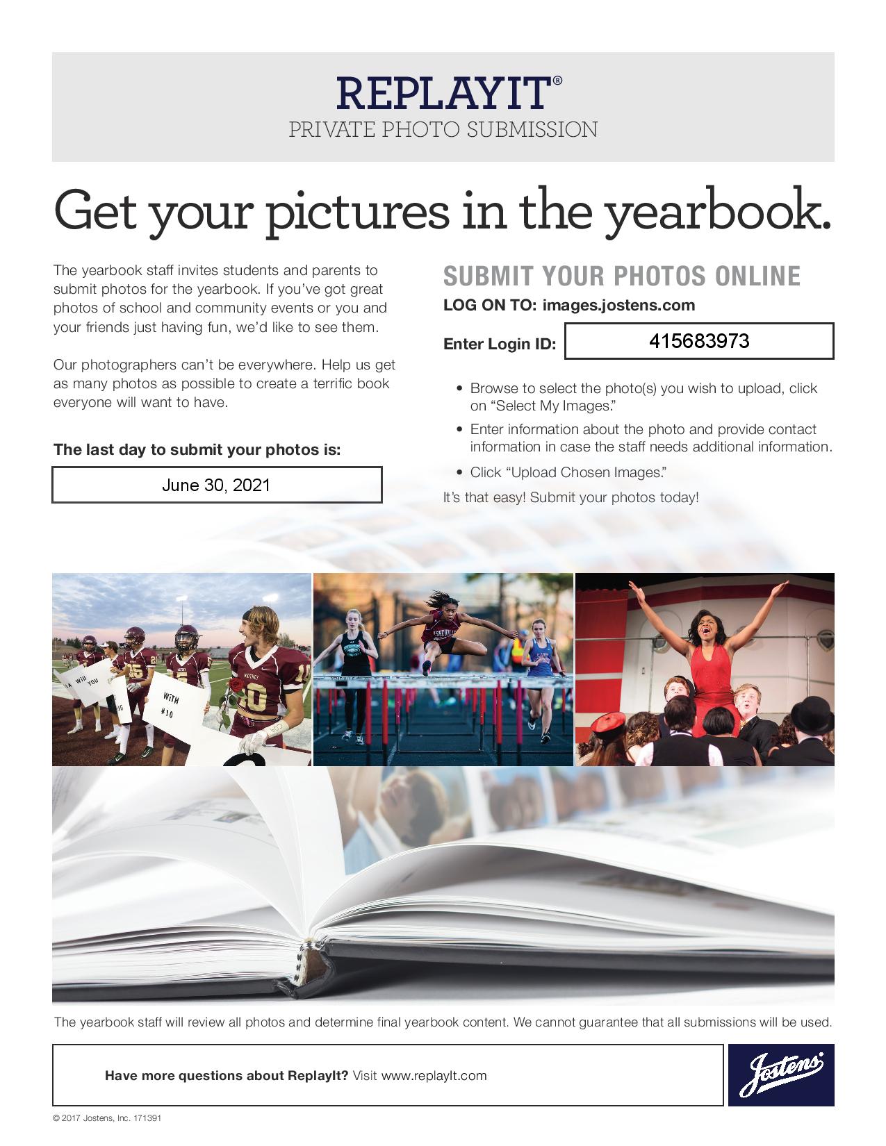 Upload Images to Jostens