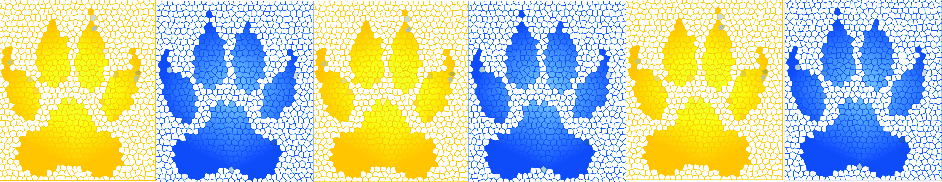 mosaic paw print