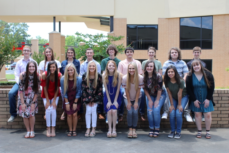 The Top Ten Percent students were recognized at the Academic Recognition Banquet May 23, 2019.