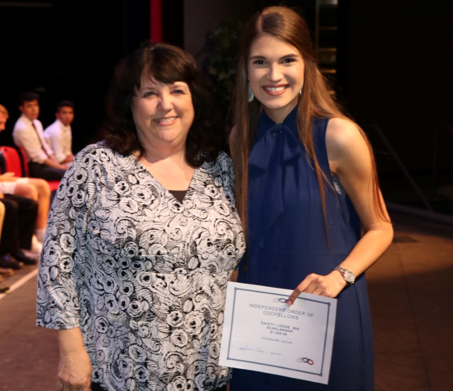 Scholarship Recipient Savanna Gwinn