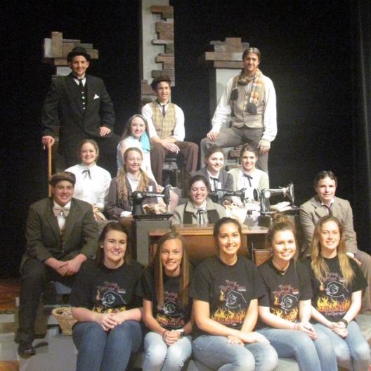2016 UIL Region III (4-A) Qualifying One-Act Play Company of "The Shape of the Grave" by Laura Lungren Smith