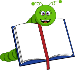 Bookworm drawing