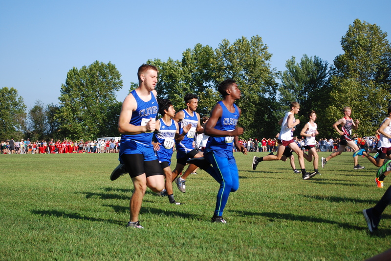 Boys running