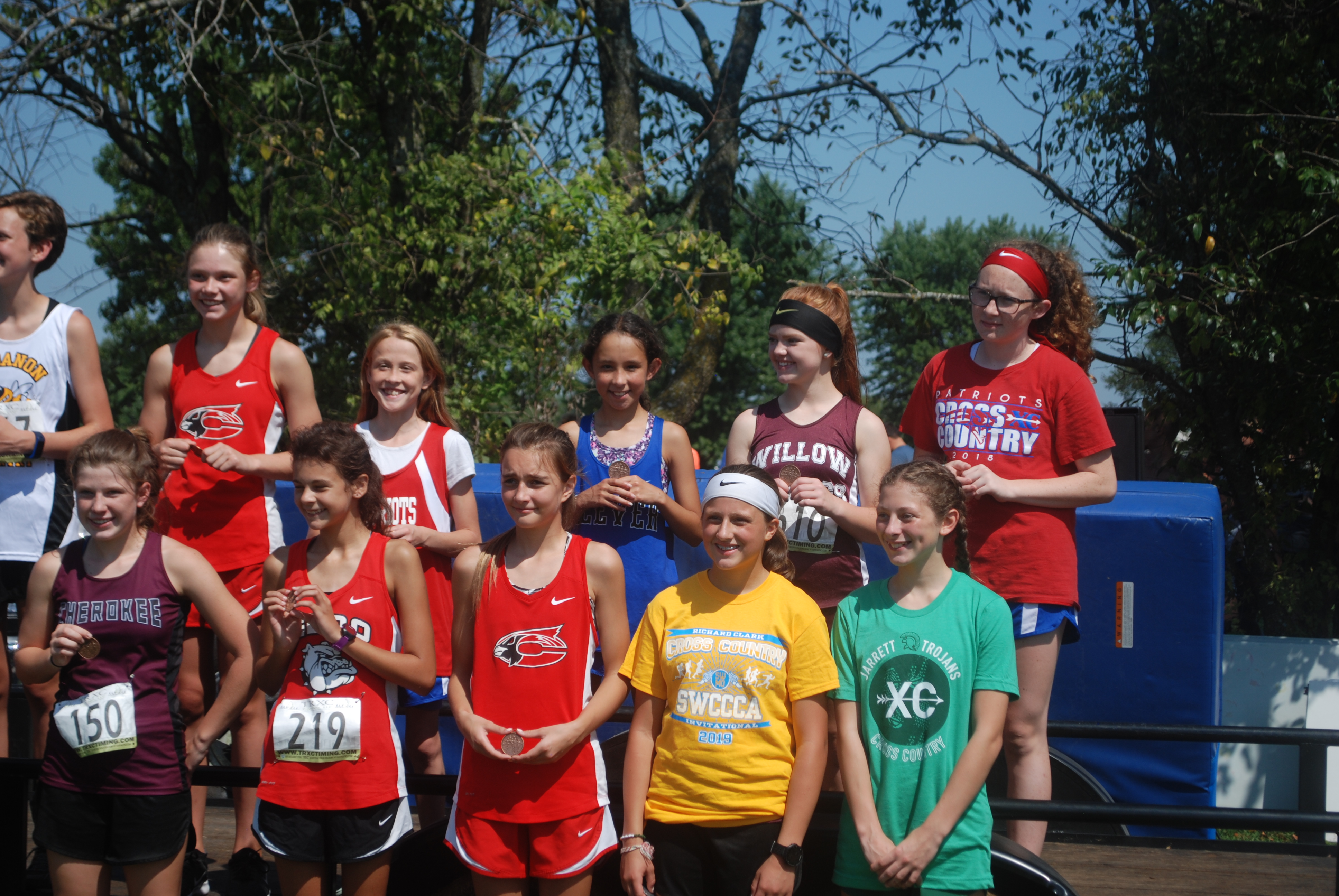 Girl's track team