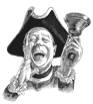 Image of a man screaming.