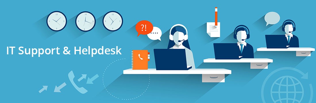 Technology Help Desk Clip Art
