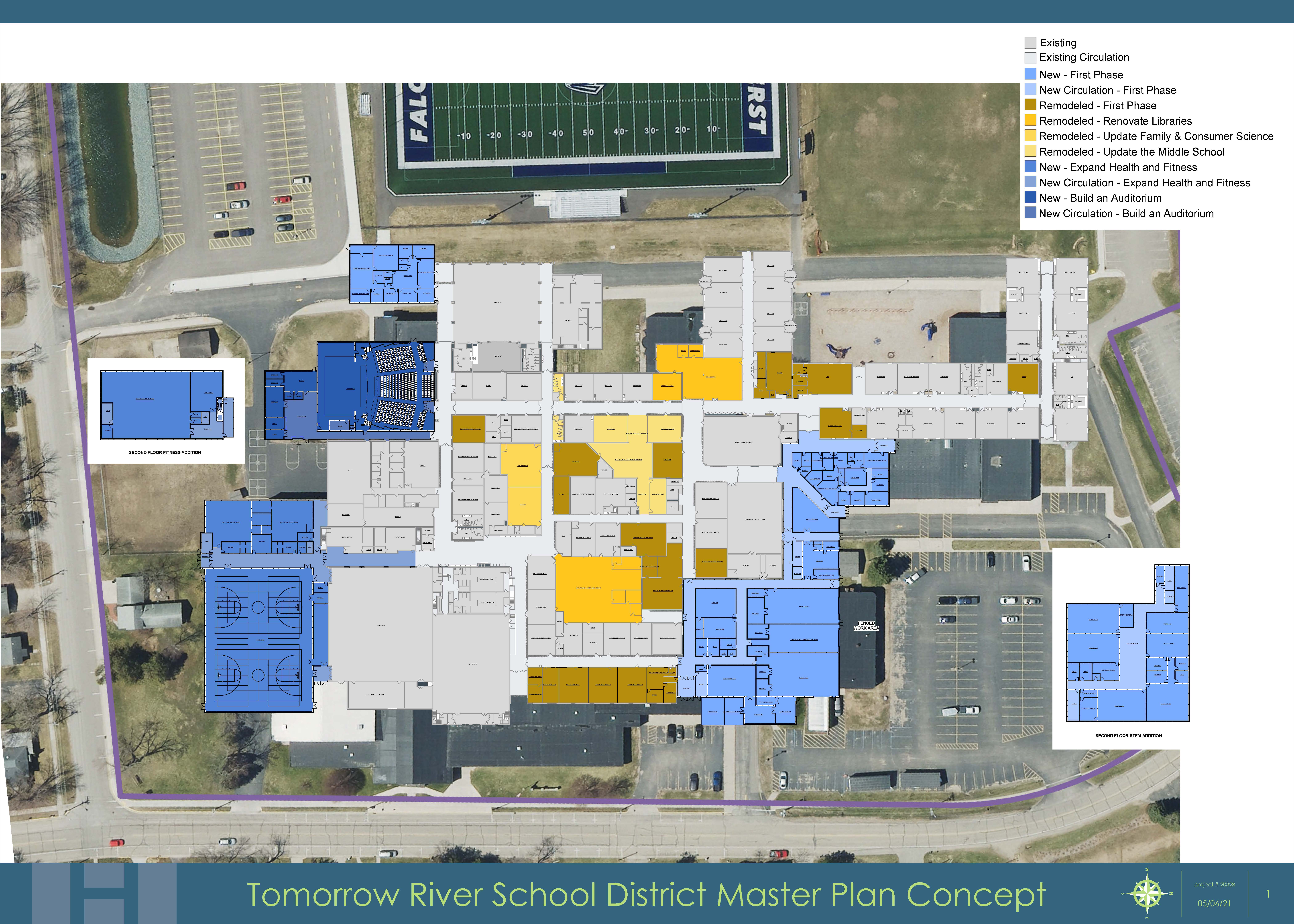 Colored Map of construction