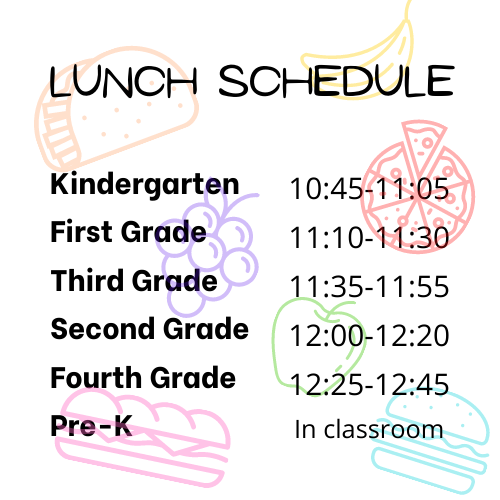 Lunch Schedule