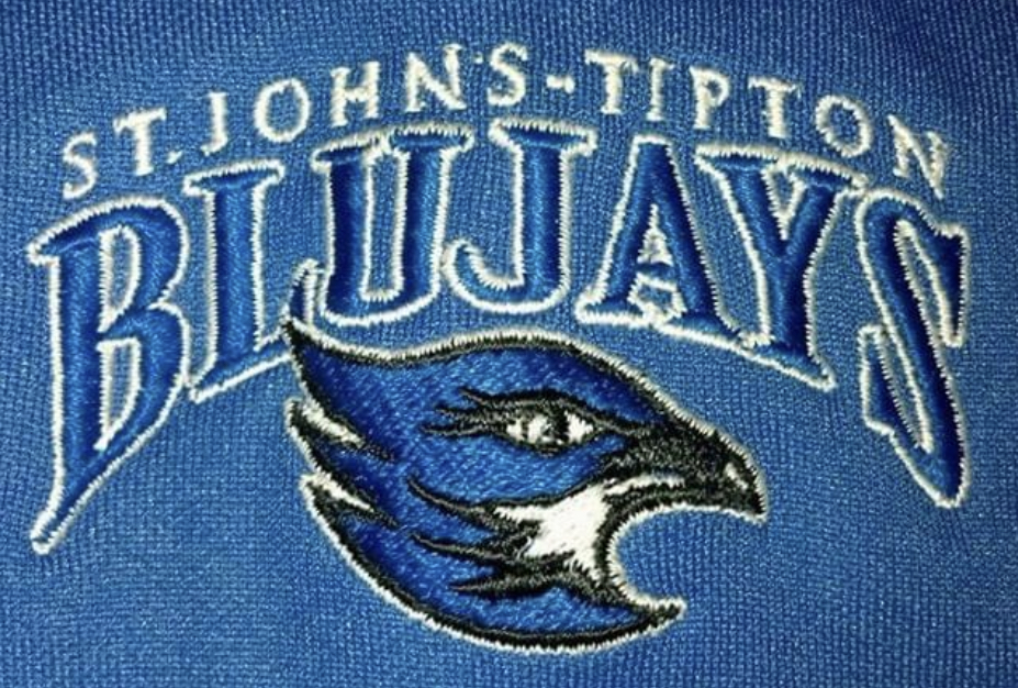 St. John's-Tipton Bluejays logo