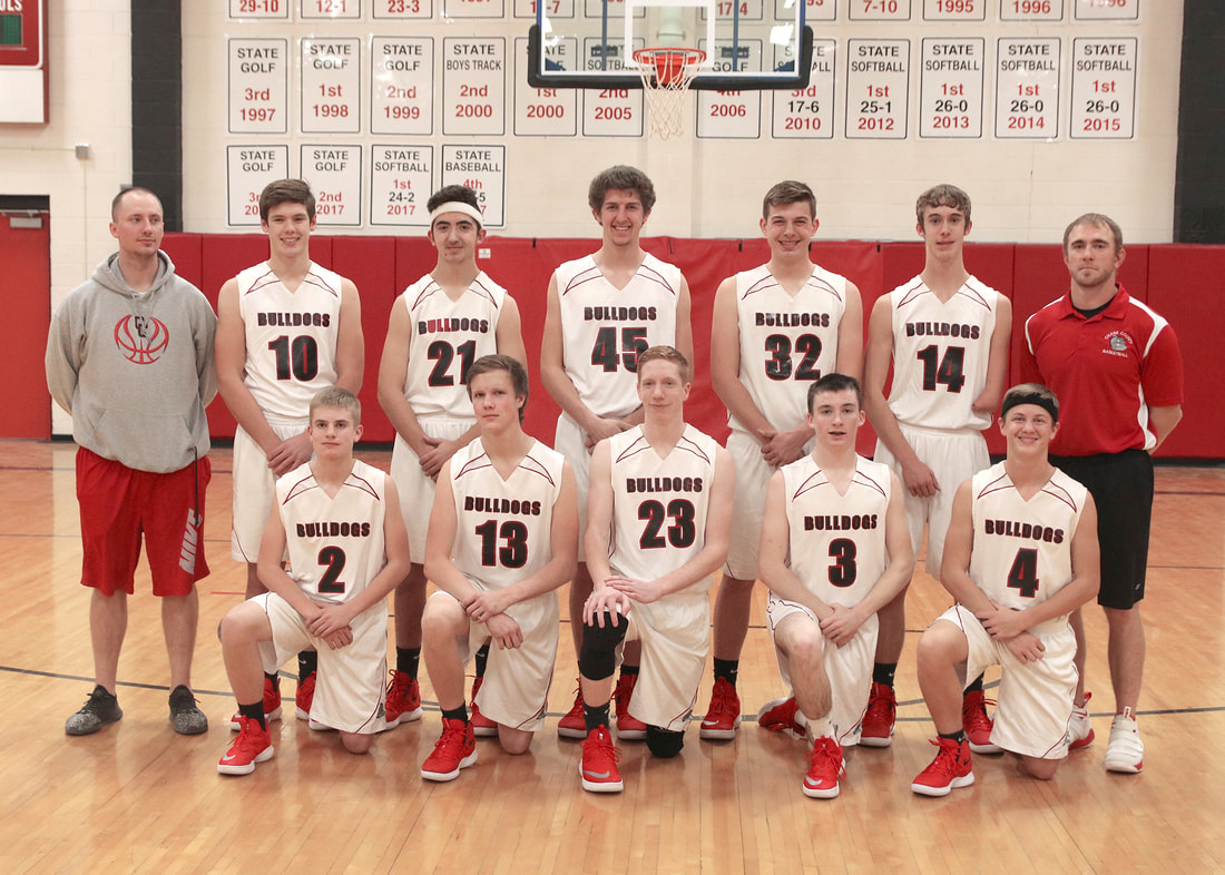 Photo of the HIGH SCHOOL BOYS BASKETBALL team.