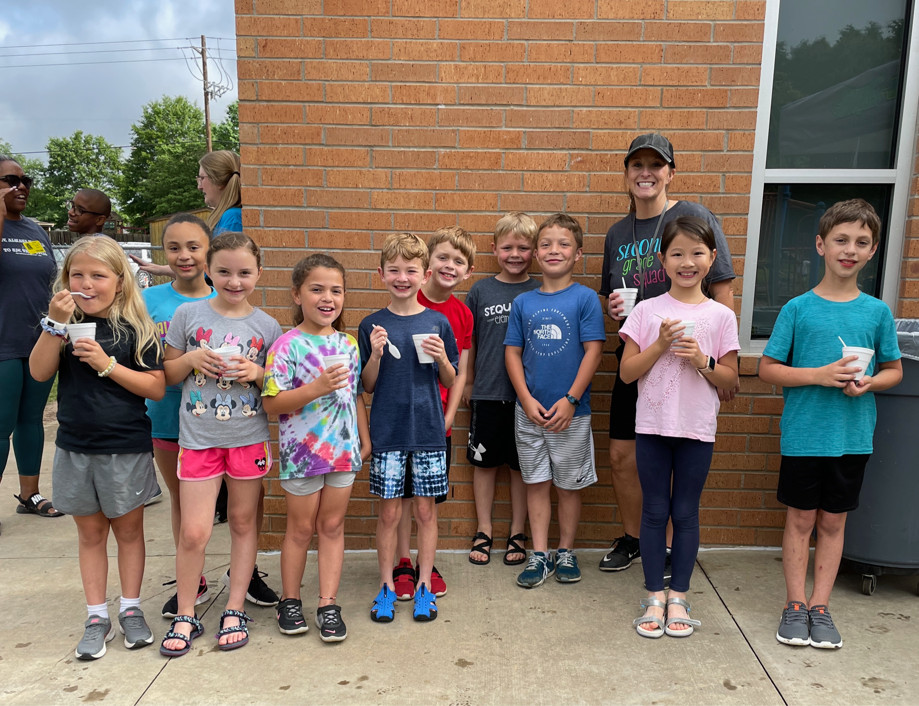 Second grade students