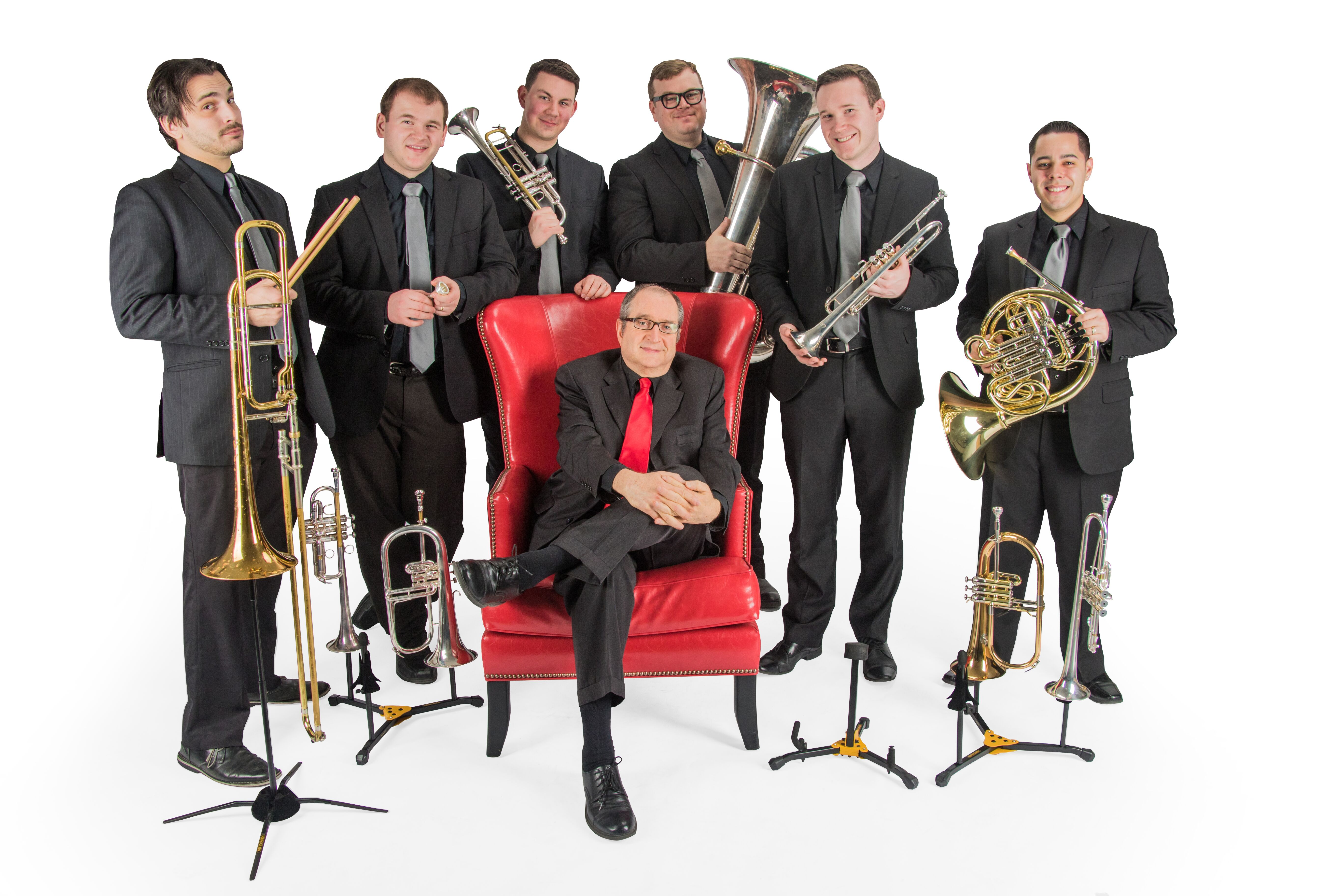 A photo of a band group