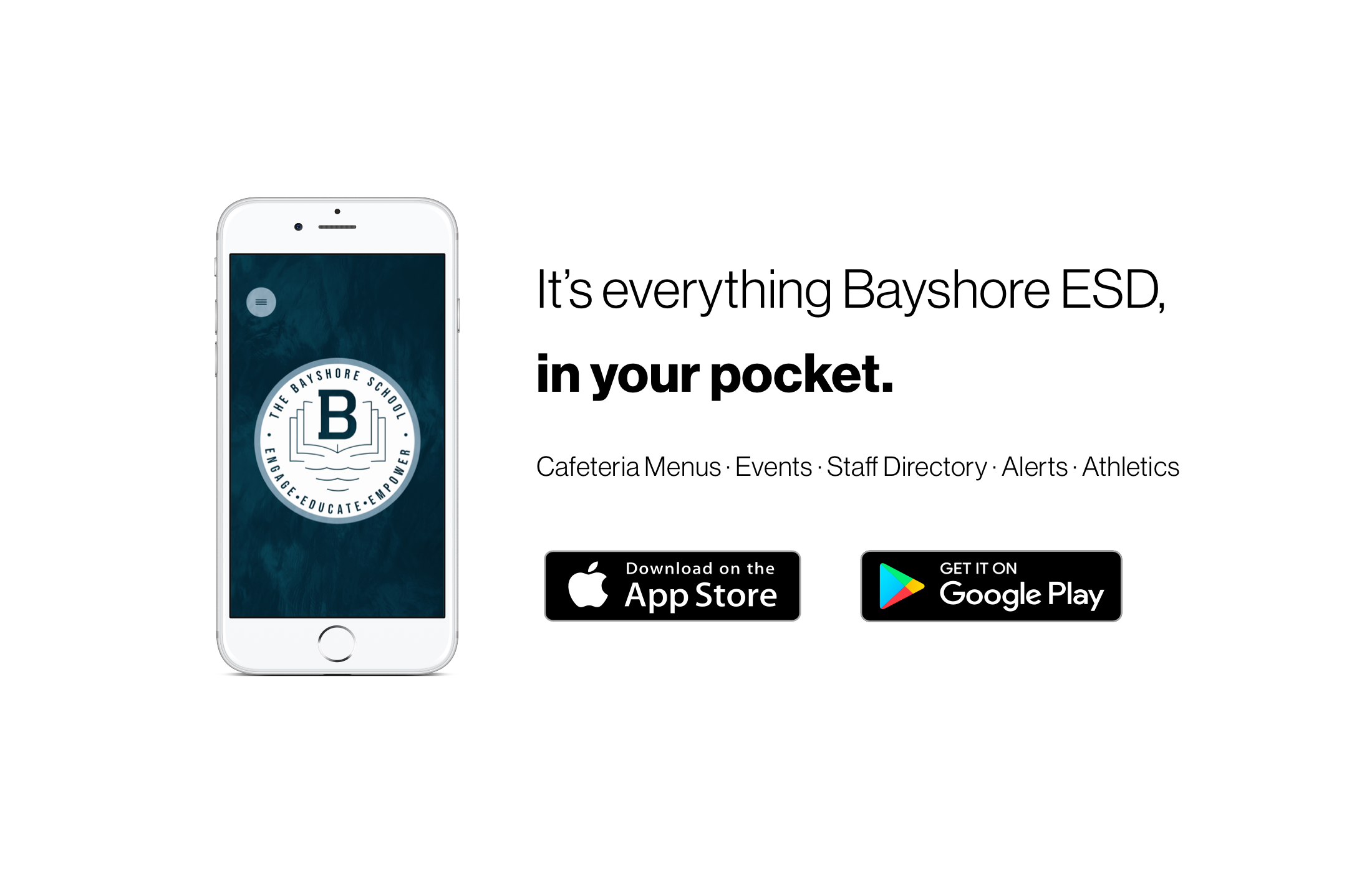 Download our new app! It's everything Bayshore ESD in your pocket.