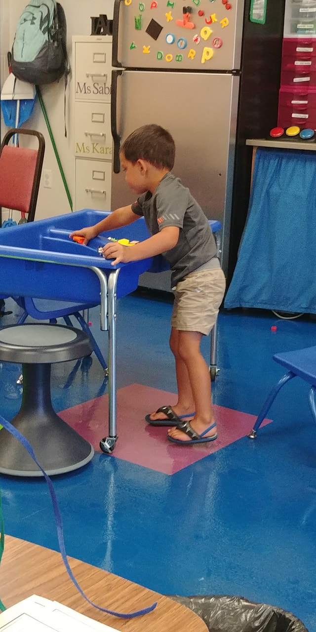 Students in preschools