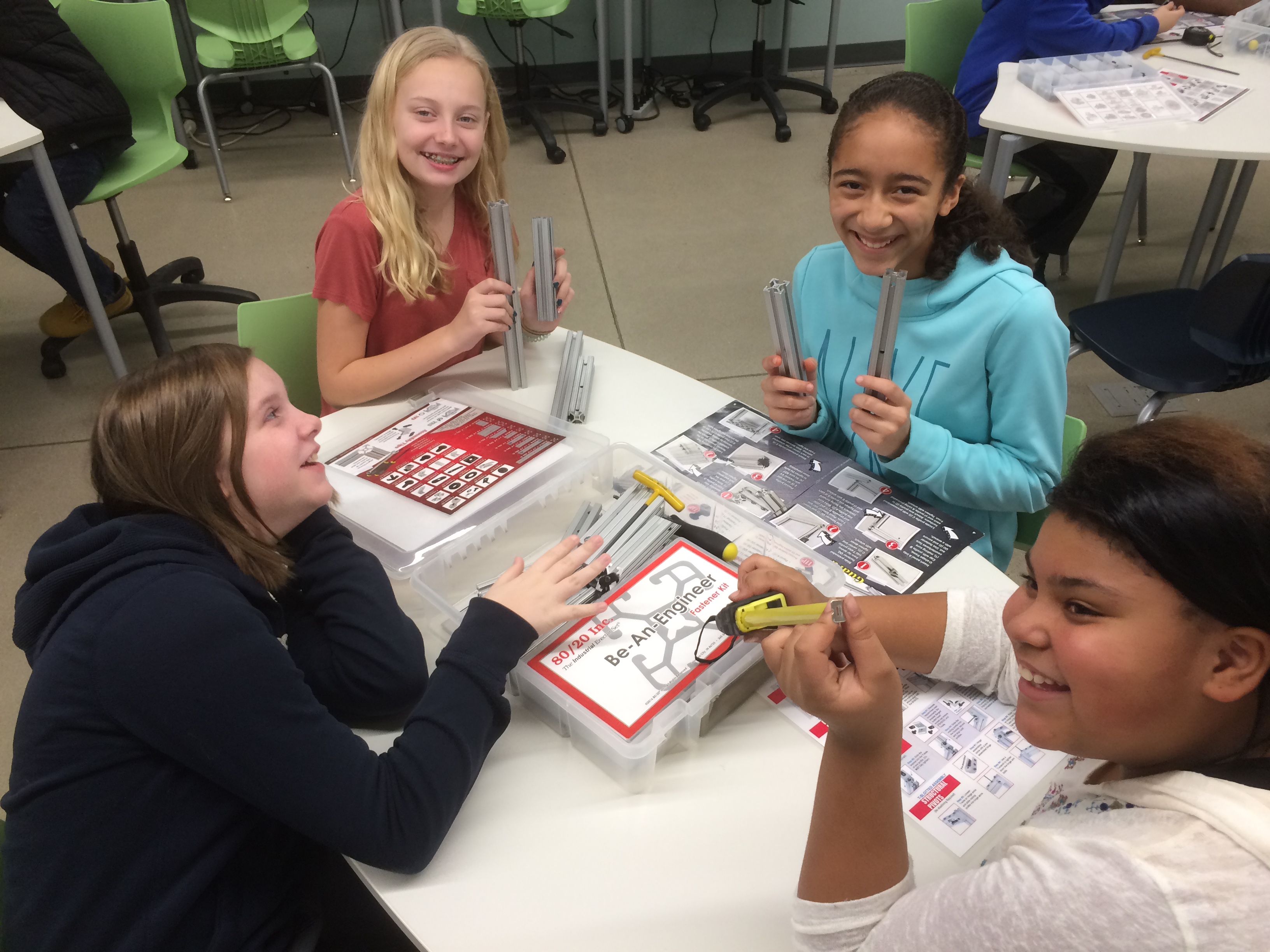 STEM Washington Academy, students doing various activities indoors and outdoors