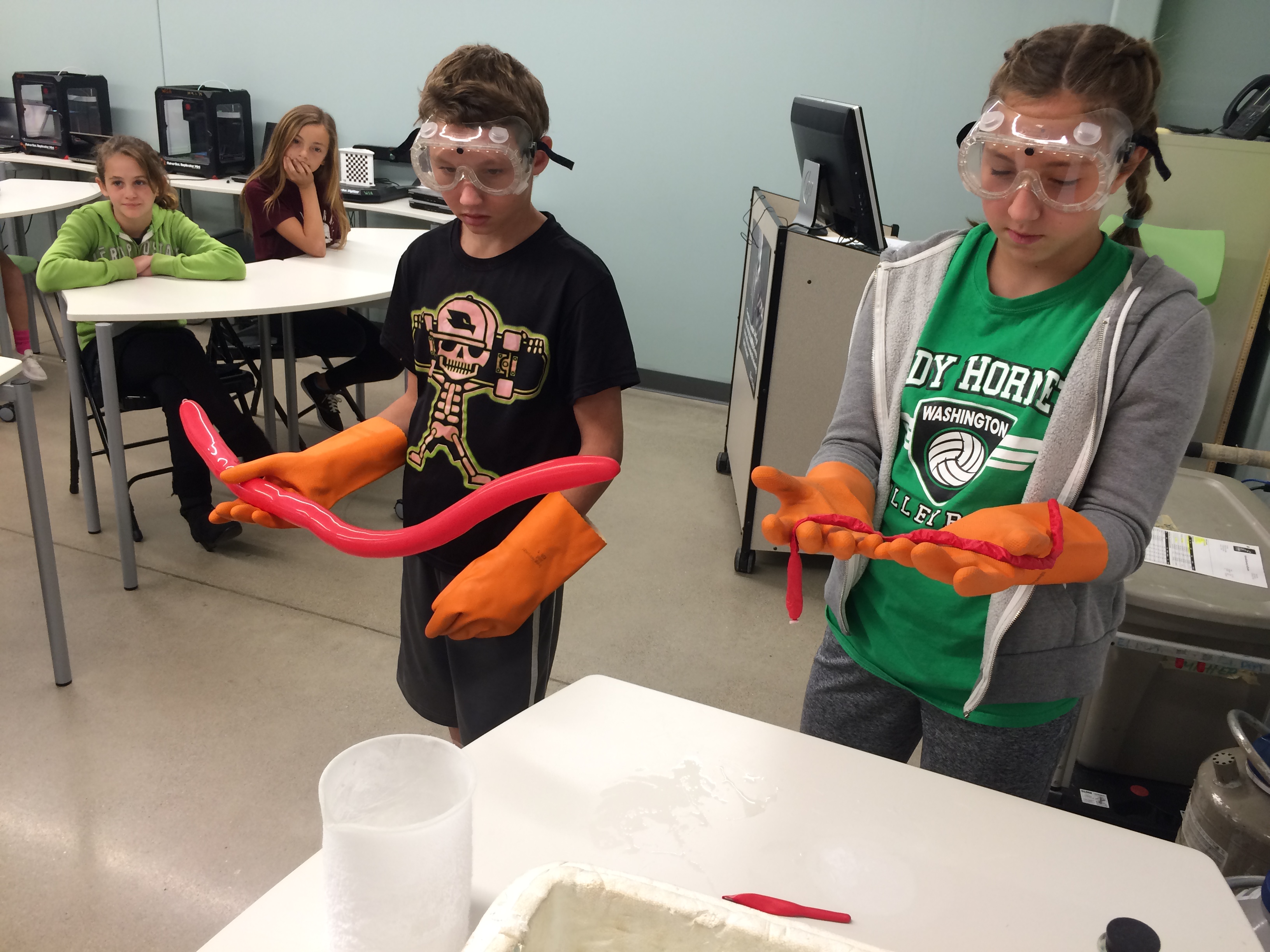 STEM Washington Academy, students doing various activities indoors and outdoors