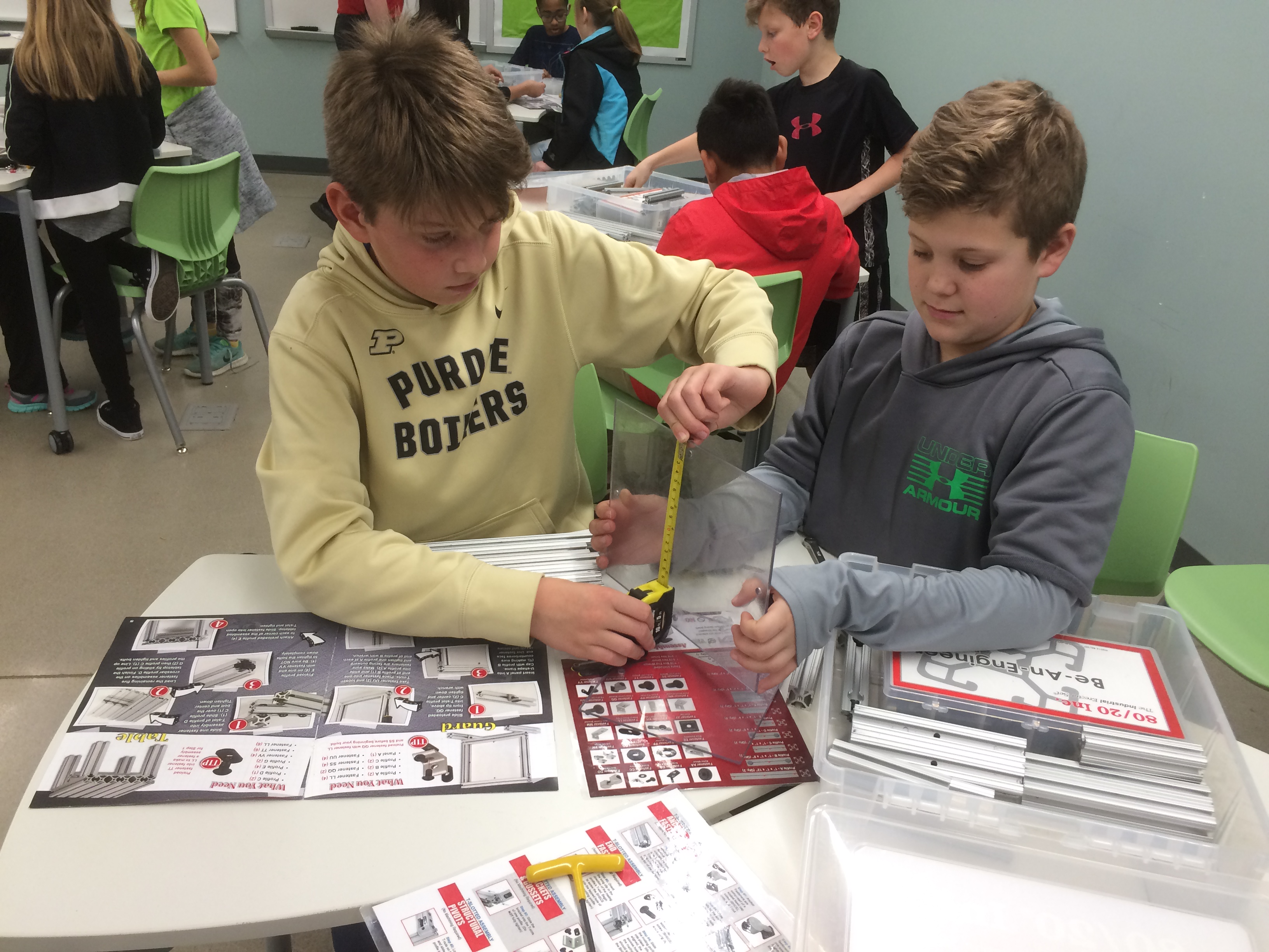 STEM Washington Academy, students doing various activities indoors and outdoors