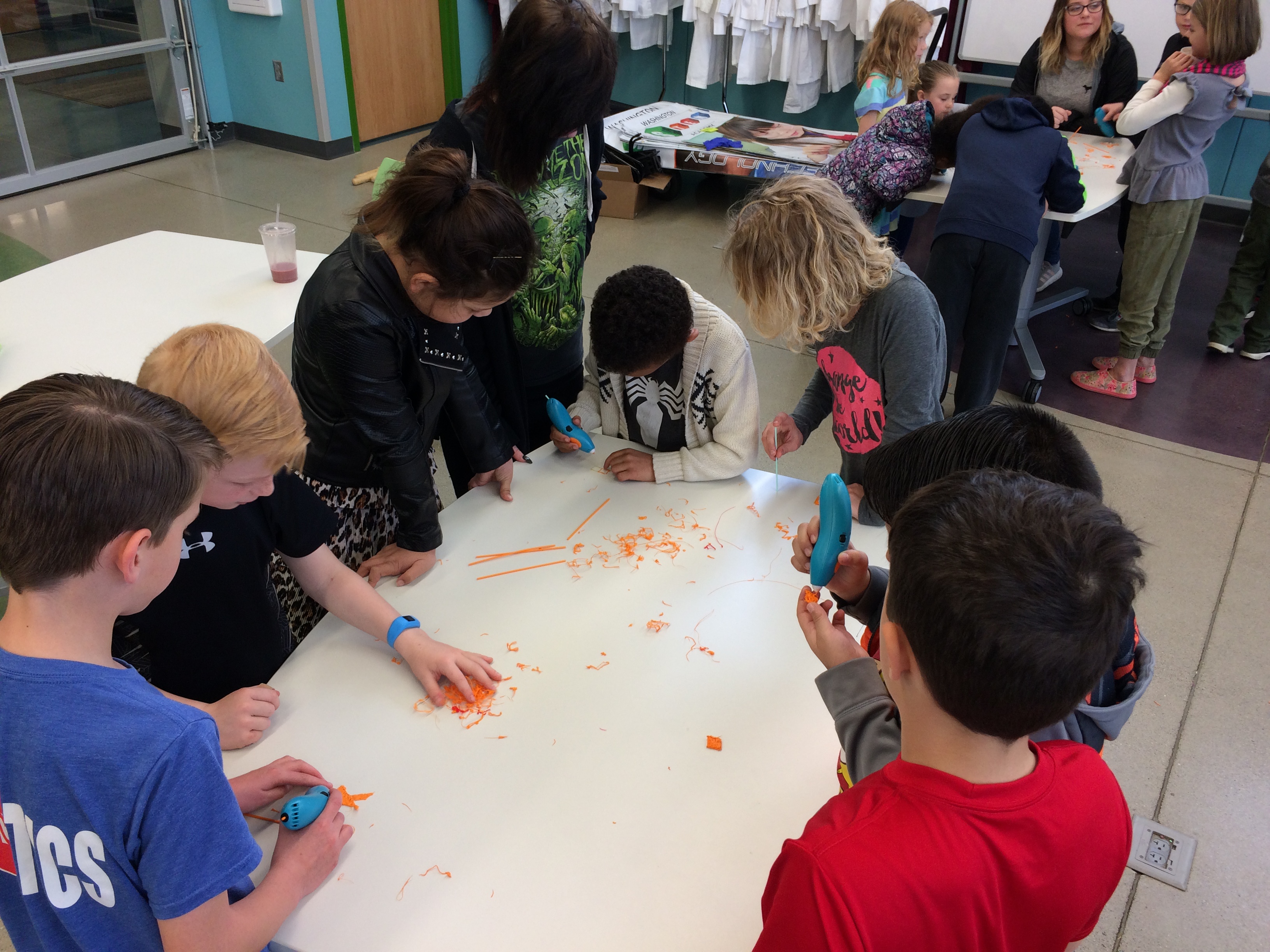 STEM Washington Academy, students doing various activities indoors and outdoors